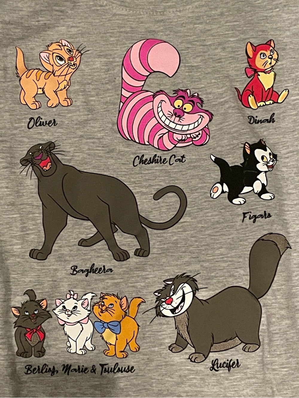Disney Cats Graphic T-Shirt